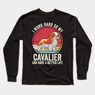 Funny Cavalier King Charles Spaniel Dog Quotes Long Sleeve T-Shirt